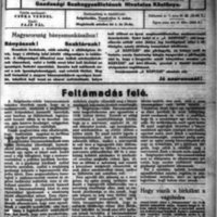 A bányász 1. évfolyam 1. szám (1926. október 30.)