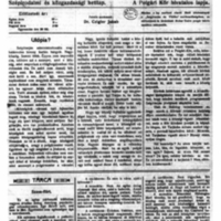 Salgótarján és Vidéke 1. évfolyam 5. szám (1908. július 8.)